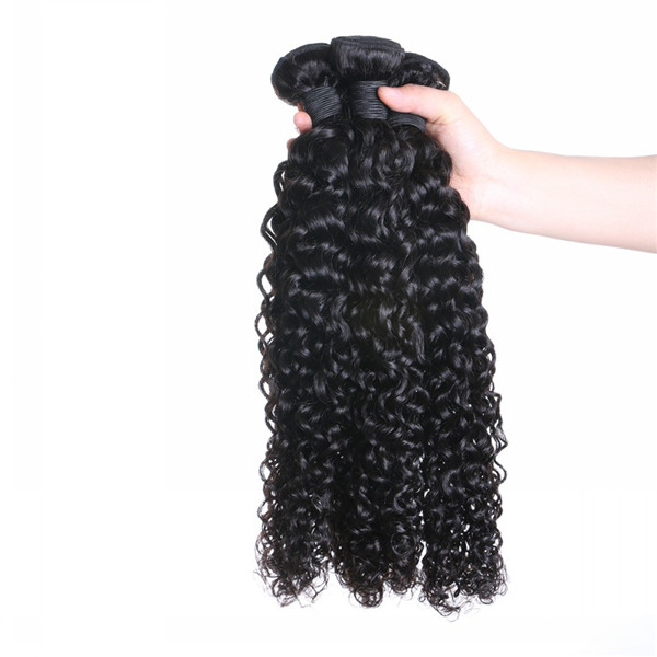 Indian Hair Weave Virgin Human Curly Hair Extensions Remy Hair Bundles Emeda Supplier   LM239